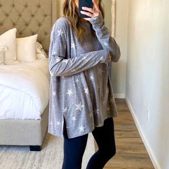 Lane Bryant Tops - Lane Bryant Star Tunic Sweater Size 14/16